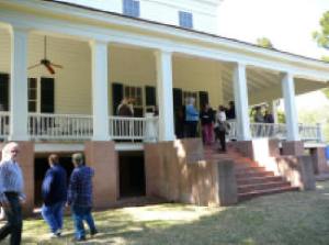 High, wide porches offered expansive views of the Terraces'  famous grounds.